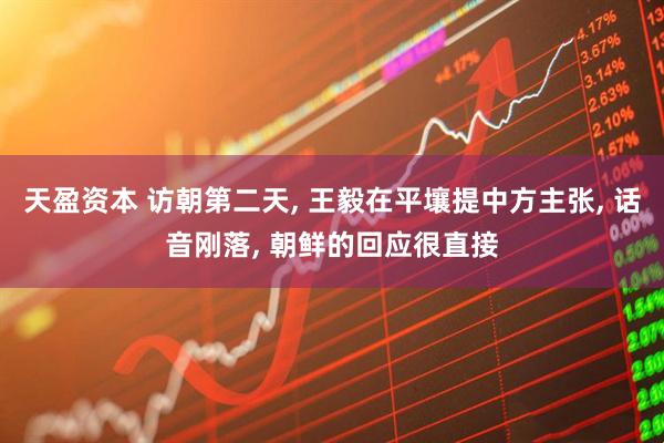 天盈资本 访朝第二天, 王毅在平壤提中方主张, 话音刚落, 朝鲜的回应很直接
